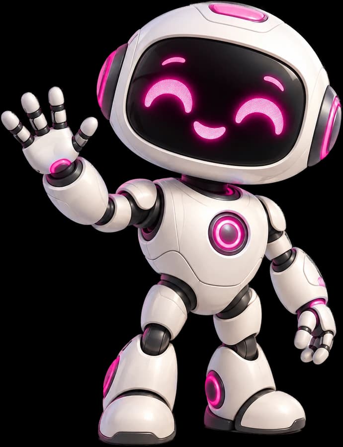 Uppy, o robô assistente da GetUp, acenando